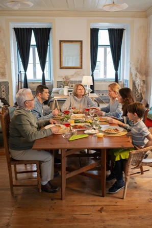 Family get-together gallery image