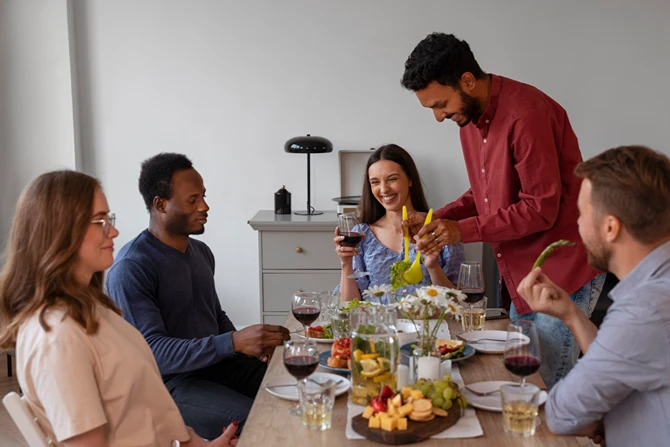 Family get-together gallery image